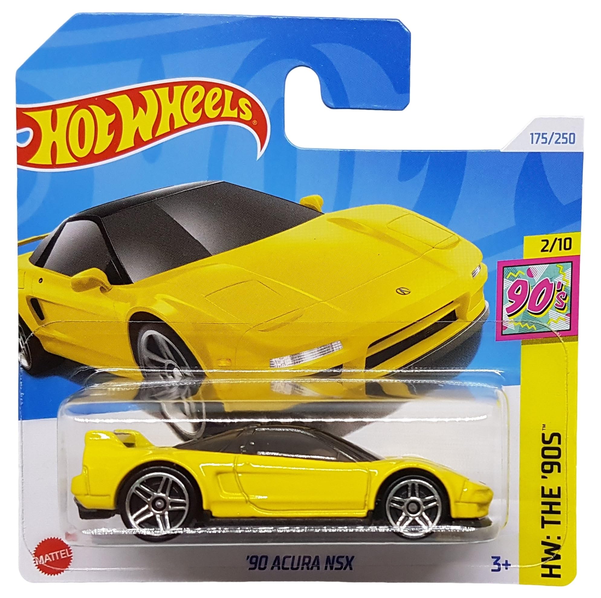 Amazon.com: Hot Wheels '90 Acura NSX (Yellow), HW: The '90s 2/10