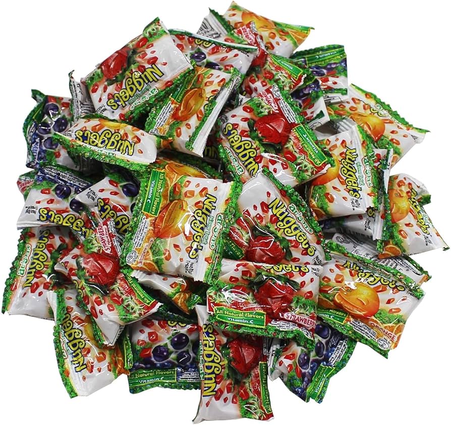 Amazon.com : 30 Fruit Nuggets Mini Pouches Kosher Vitamin C 56
