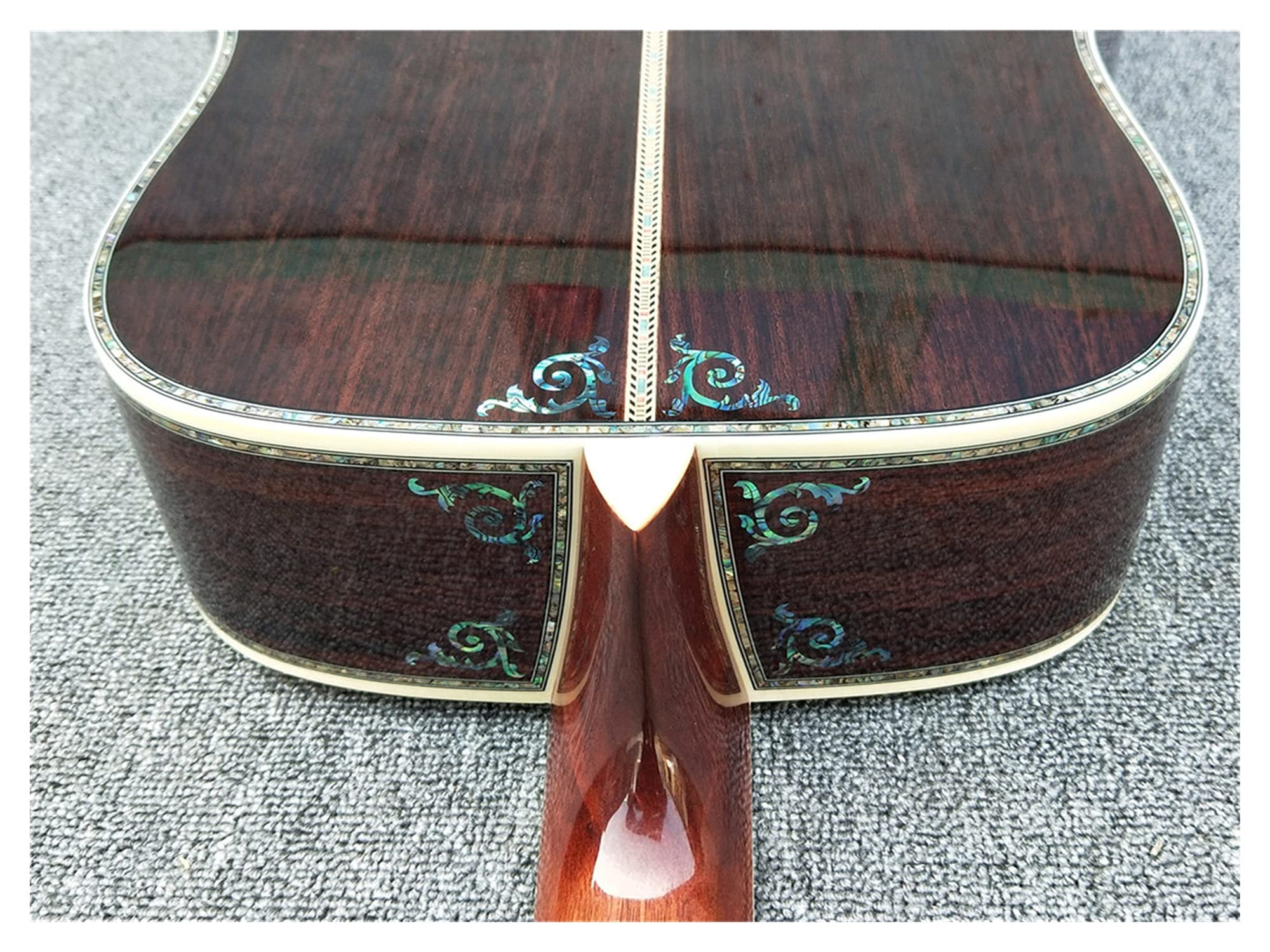 Amazon | アバロンの木のインレイ黒檀の指板アコースティックギター