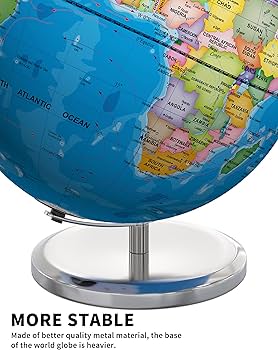 Amazon.com: Orionstar 13 英吋(約33.0 公分)大型世界地球儀,附支架