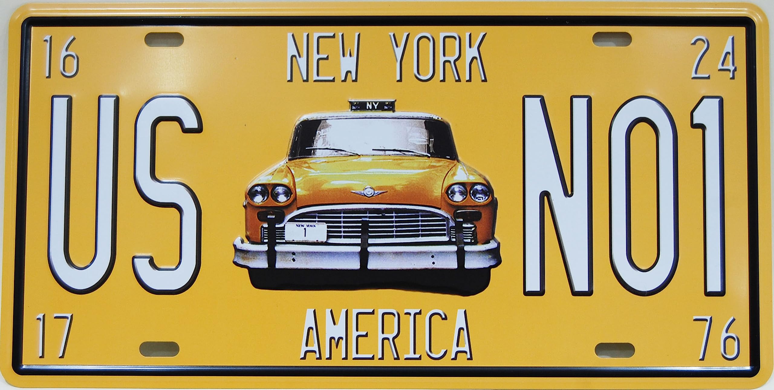 Amazon.co.jp: イエローキャブ ニューヨーク タクシー ブリキ看板