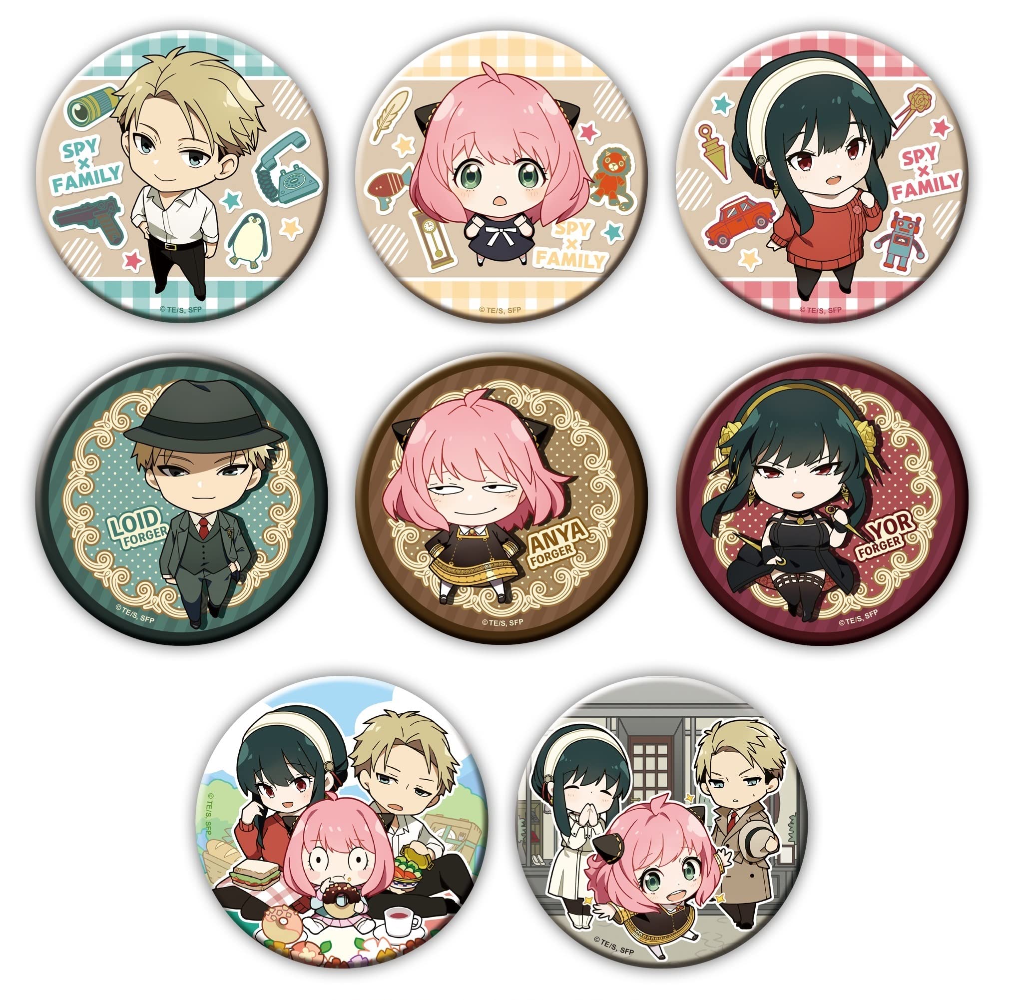 Amazon | SPY×FAMILY 缶バッジ＋76 BOX | バッジ | おもちゃ