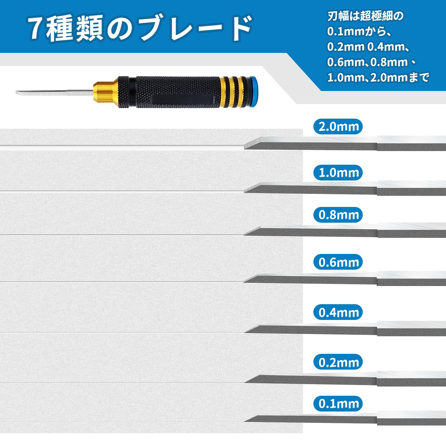 Amazon | スジボリ タガネ 7本セット ガンプラ ミニ四駆 フィギュア