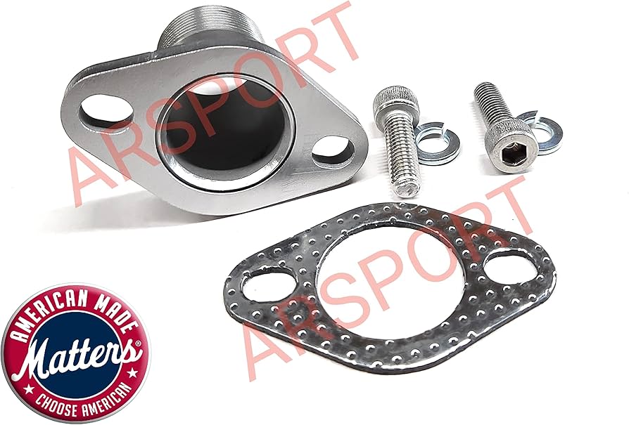 Amazon.com: ARSPORT Exhaust Adaptor Male 1'' Flange Compatible for