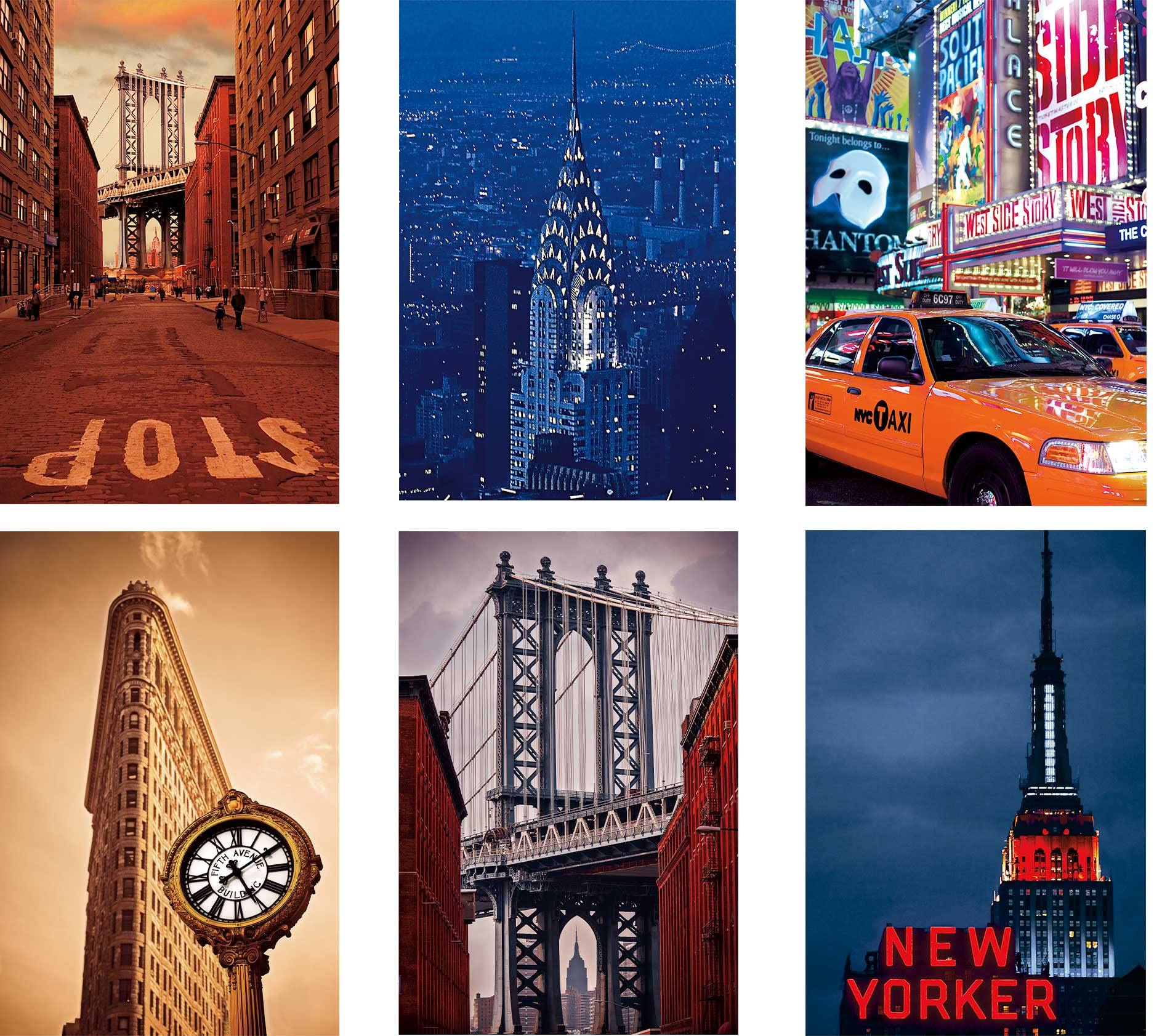 Amazon | ニューヨークポストカード30スタイルセットNYCお土産ポスト