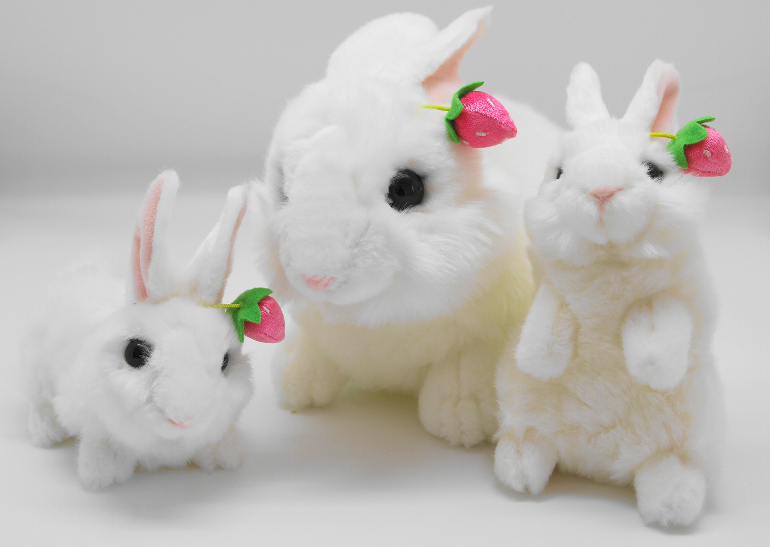 Amazon.co.jp: オーロラ ワールド ぬいぐるみ ウサギの親子 M : おもちゃ