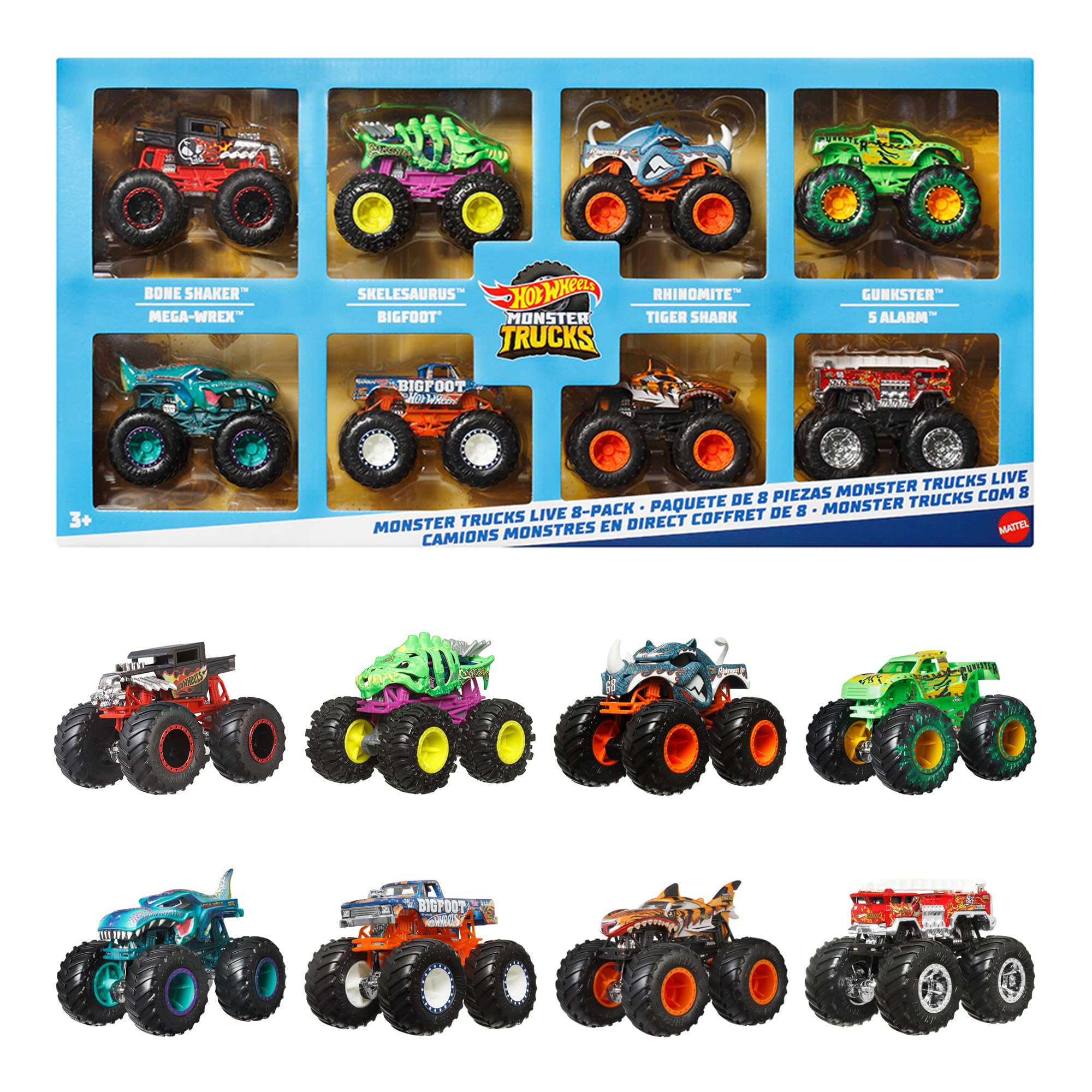 Amazon | ホットウィール(Hot Wheels) モンスタートラック 1:64 8