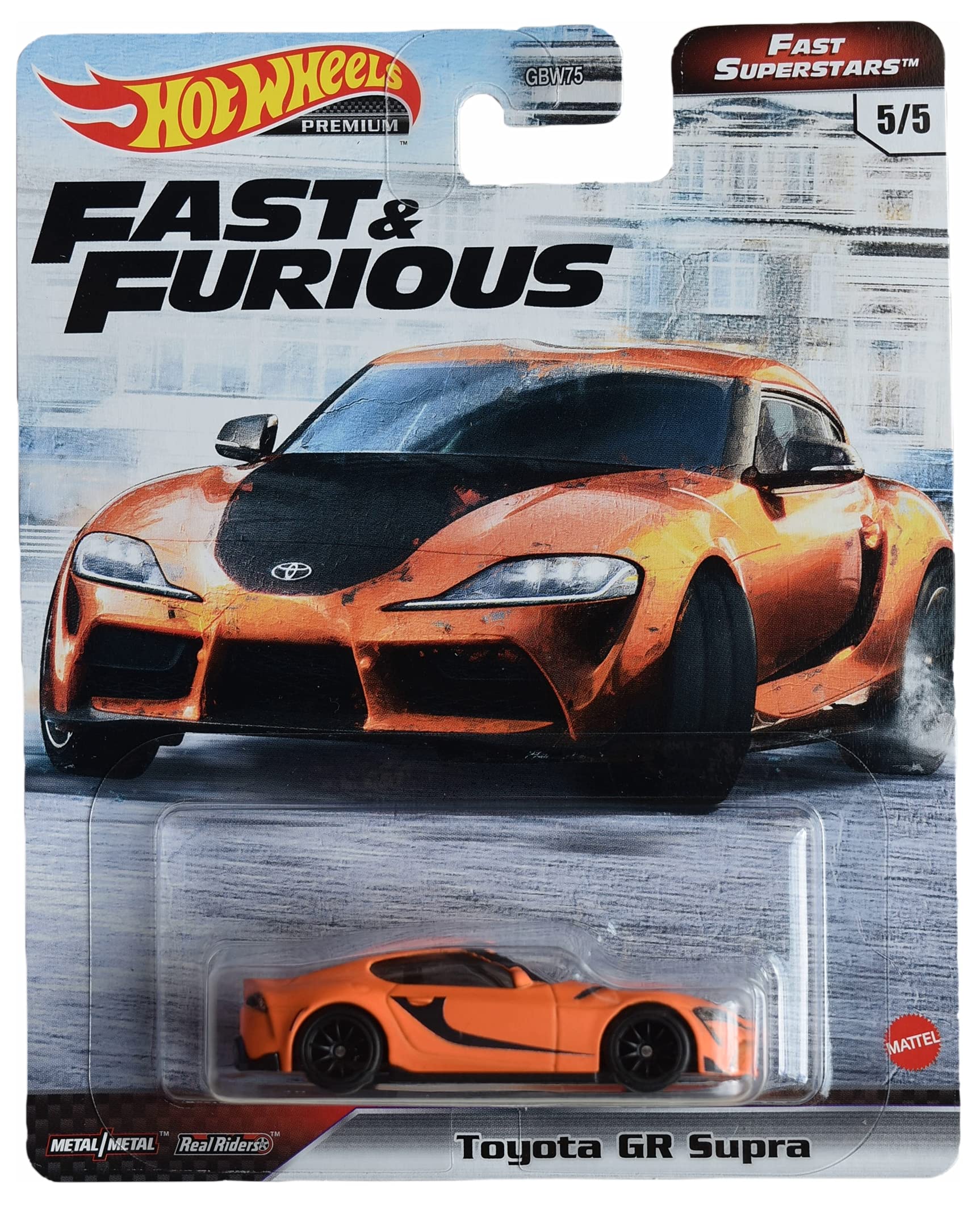 Amazon.com: Hot Wheels Toyota GR Supra, [Orange] Fast Superstars 5