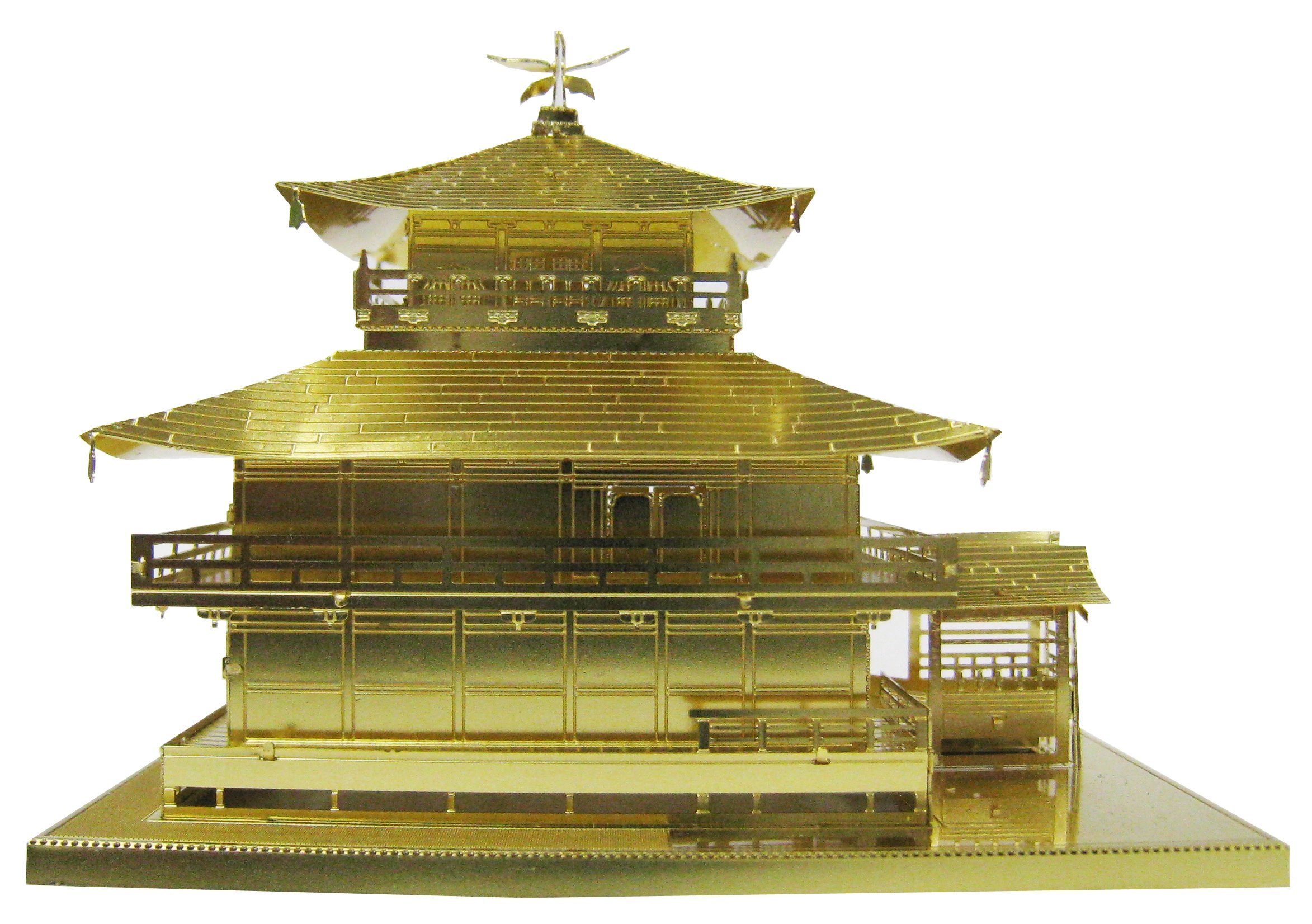 Amazon.co.jp: メタリックナノパズル ゴールドシリーズ 金閣寺 : おもちゃ