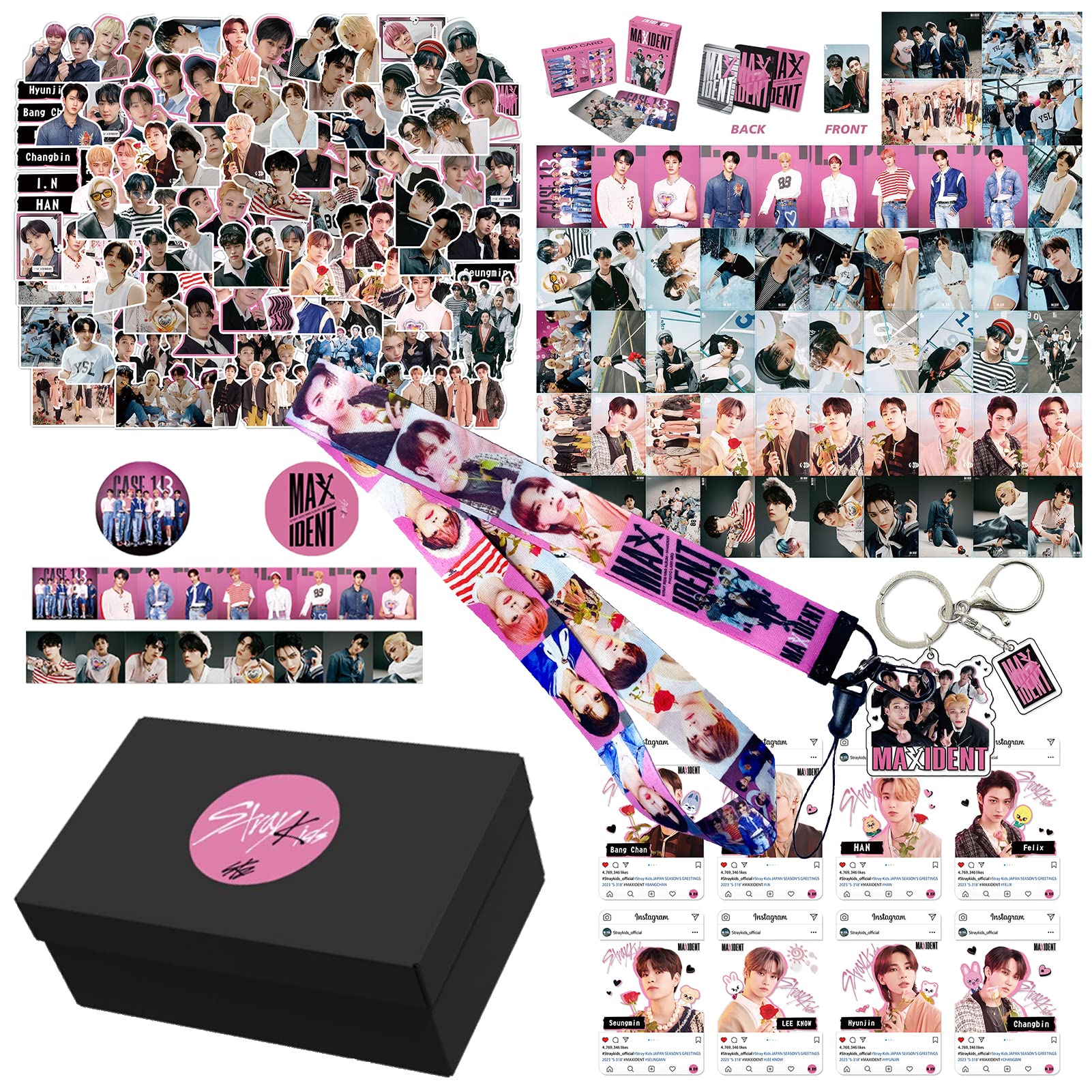 Amazon.com: KPOPBP New Album Maxident Gift Box Set Kpop