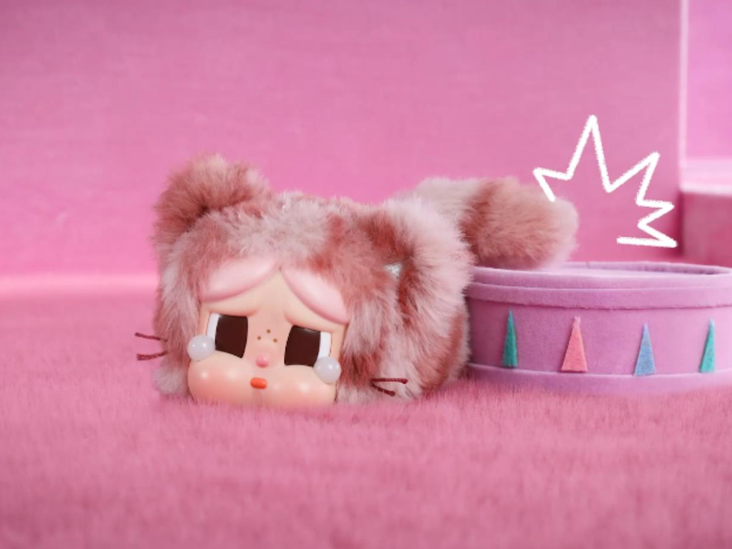 Amazon.com: POP MART Crybaby Wild but Cutie Series - Vinyl Plush