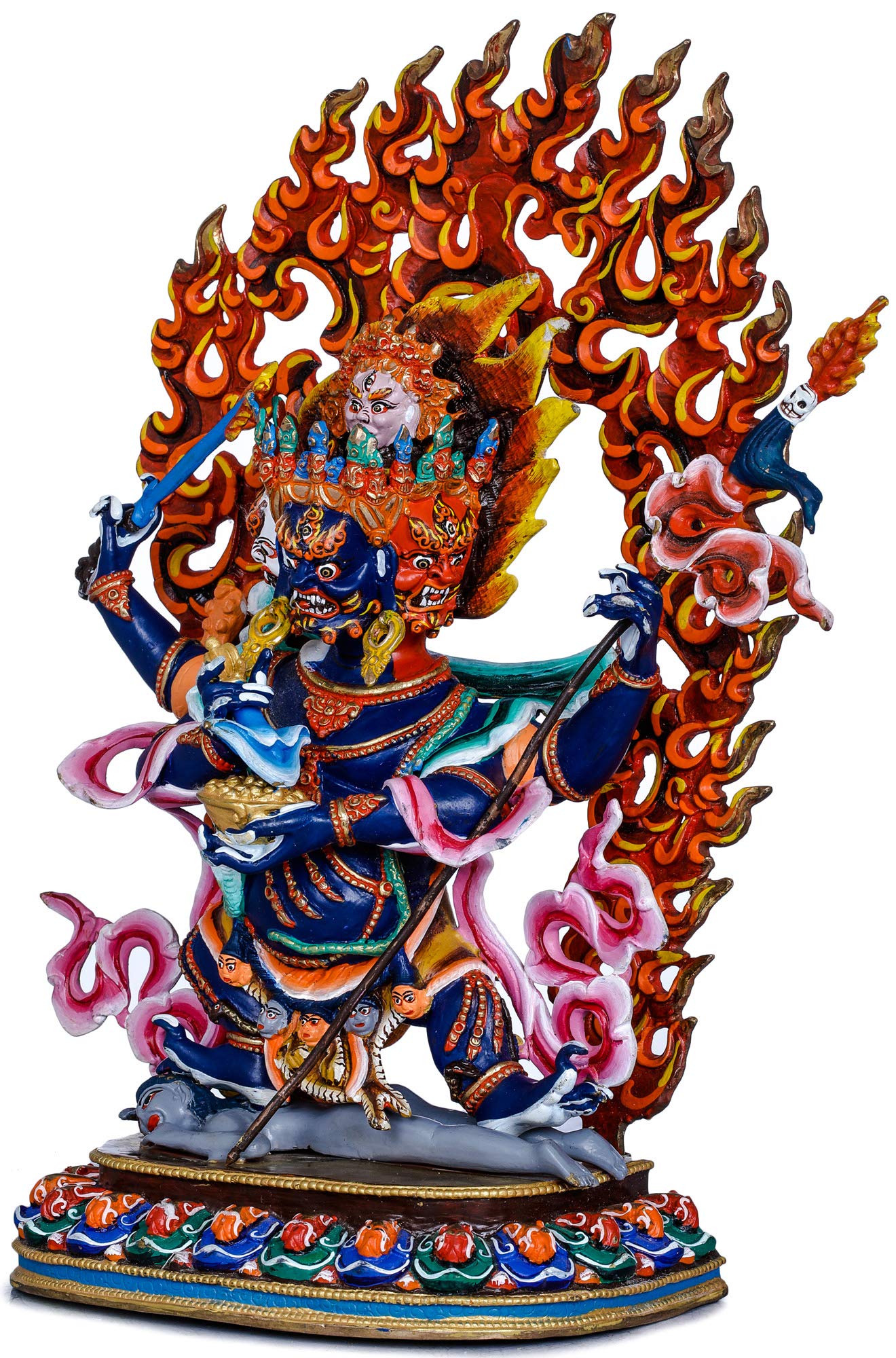 Amazon.co.jp: エキゾチック インディア 四つ腕マハカラ - ネパール