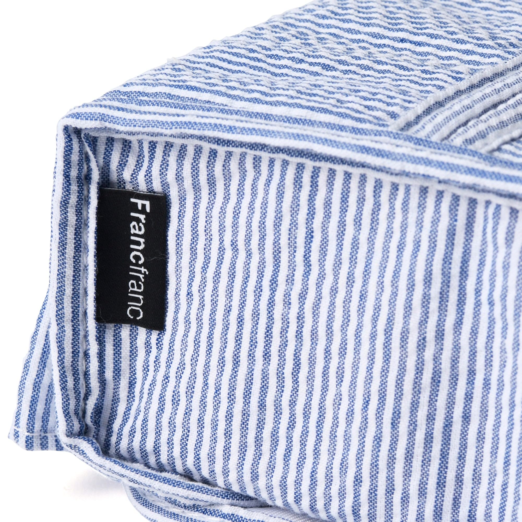 Amazon｜Francfranc フランフラン フリル ティッシュカバー ブルー