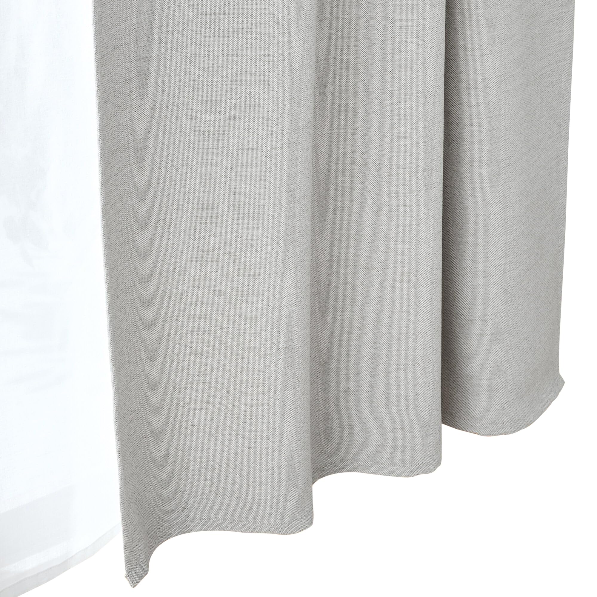 Amazon｜無印良品 防炎・遮光性 二重織りノンプリーツカーテン ライト