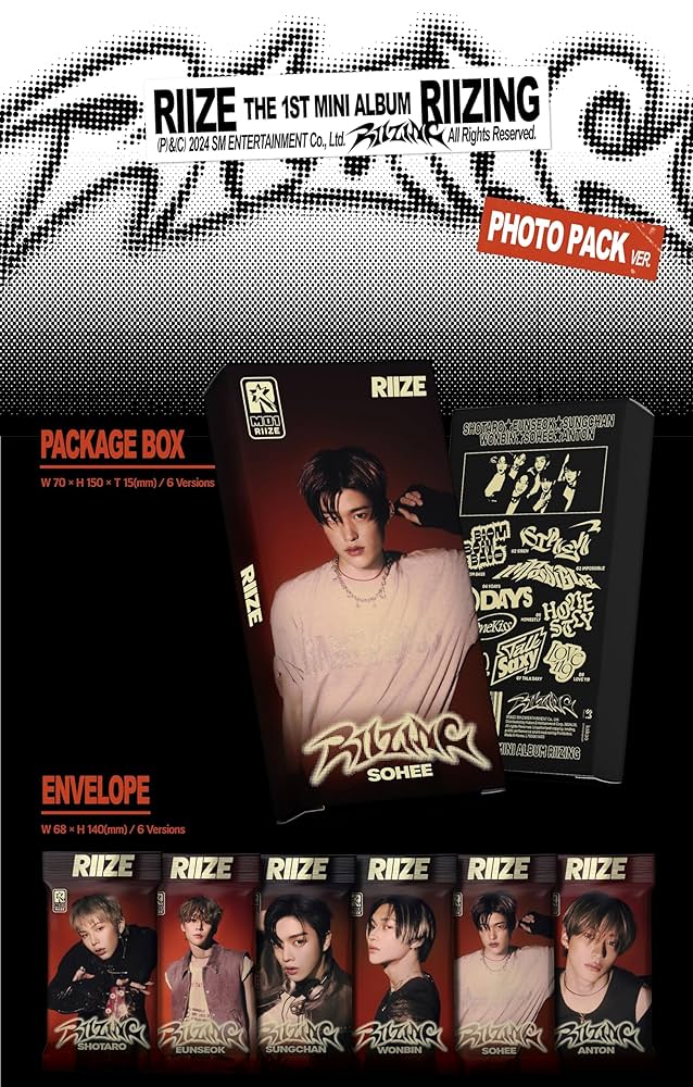 Riize - Riizing - Photo Pack QR Card Version - Random Cover - incl