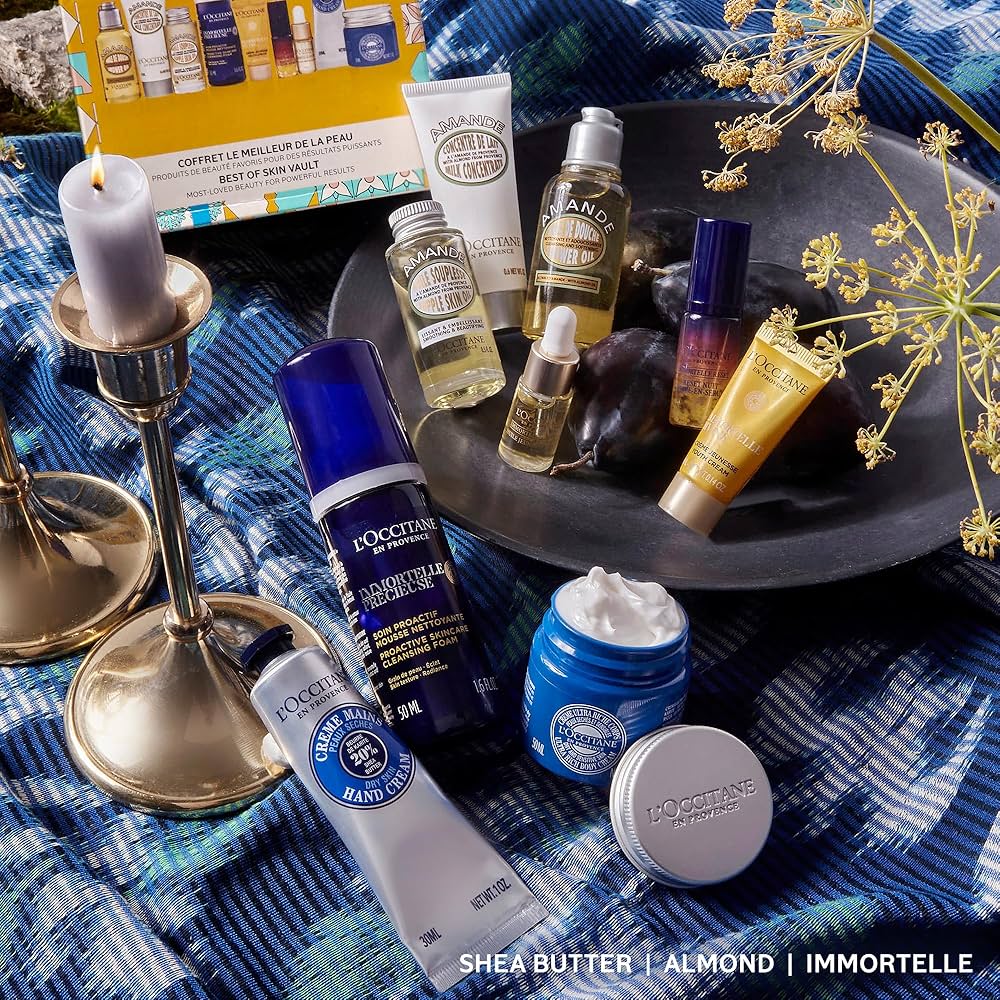 Amazon.com: L'OCCITANE Gift Set | Revitalizing Face OIl, Our Serum