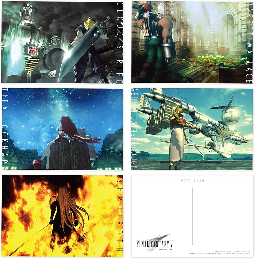 Amazon.co.jp: ファイナルファンタジーVII ポストカードセット