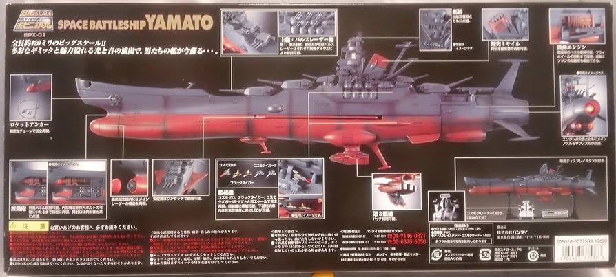 Amazon.com: TAMASHII NATIONS BPX-01 Space Battleship Yamato Model