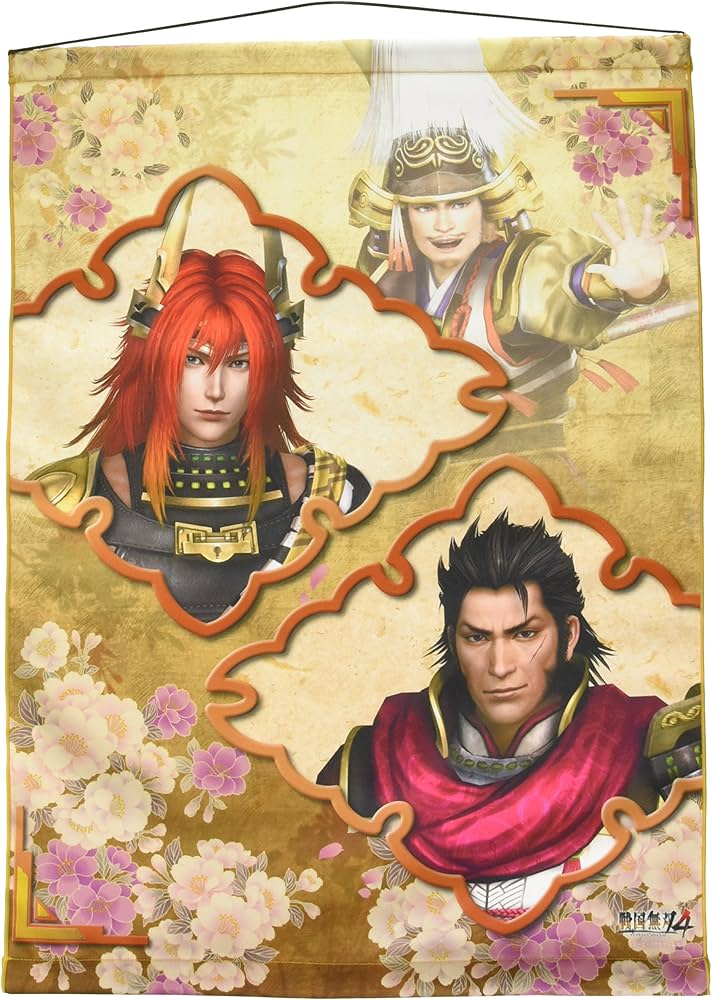 Amazon.co.jp: 戦国無双4 石田三成&島 左近&豊臣秀吉 A2タペストリー