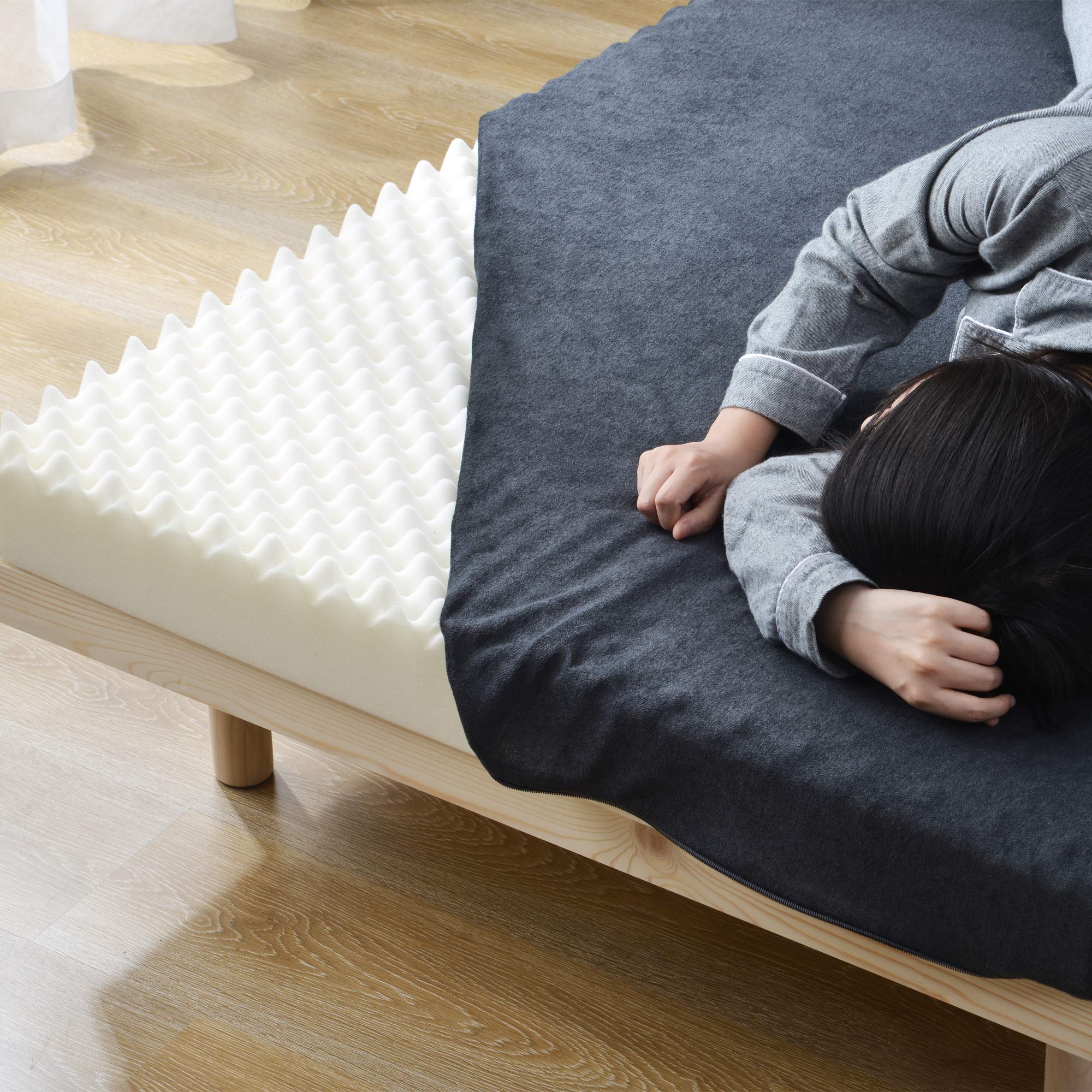 Amazon｜高反発マットレス シングル S 超低ホル ウレタン ベッドパッド