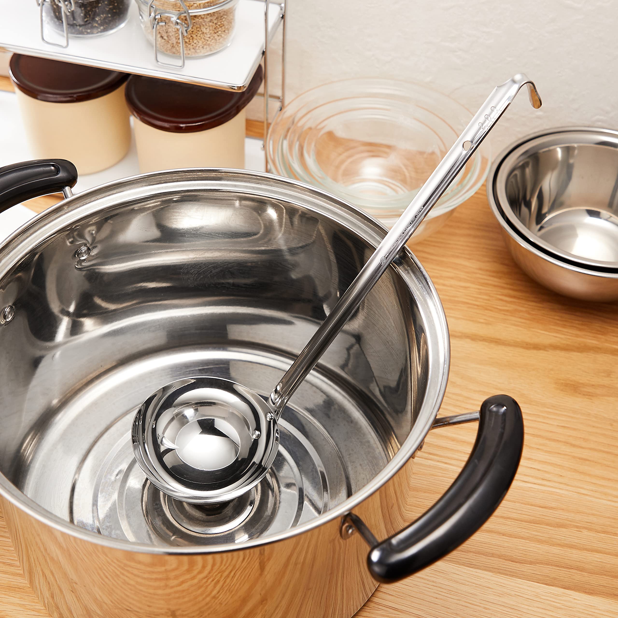 Amazon.co.jp: 玉虎堂製作所 玉虎堂 スープレードル 200㏄ 18-8