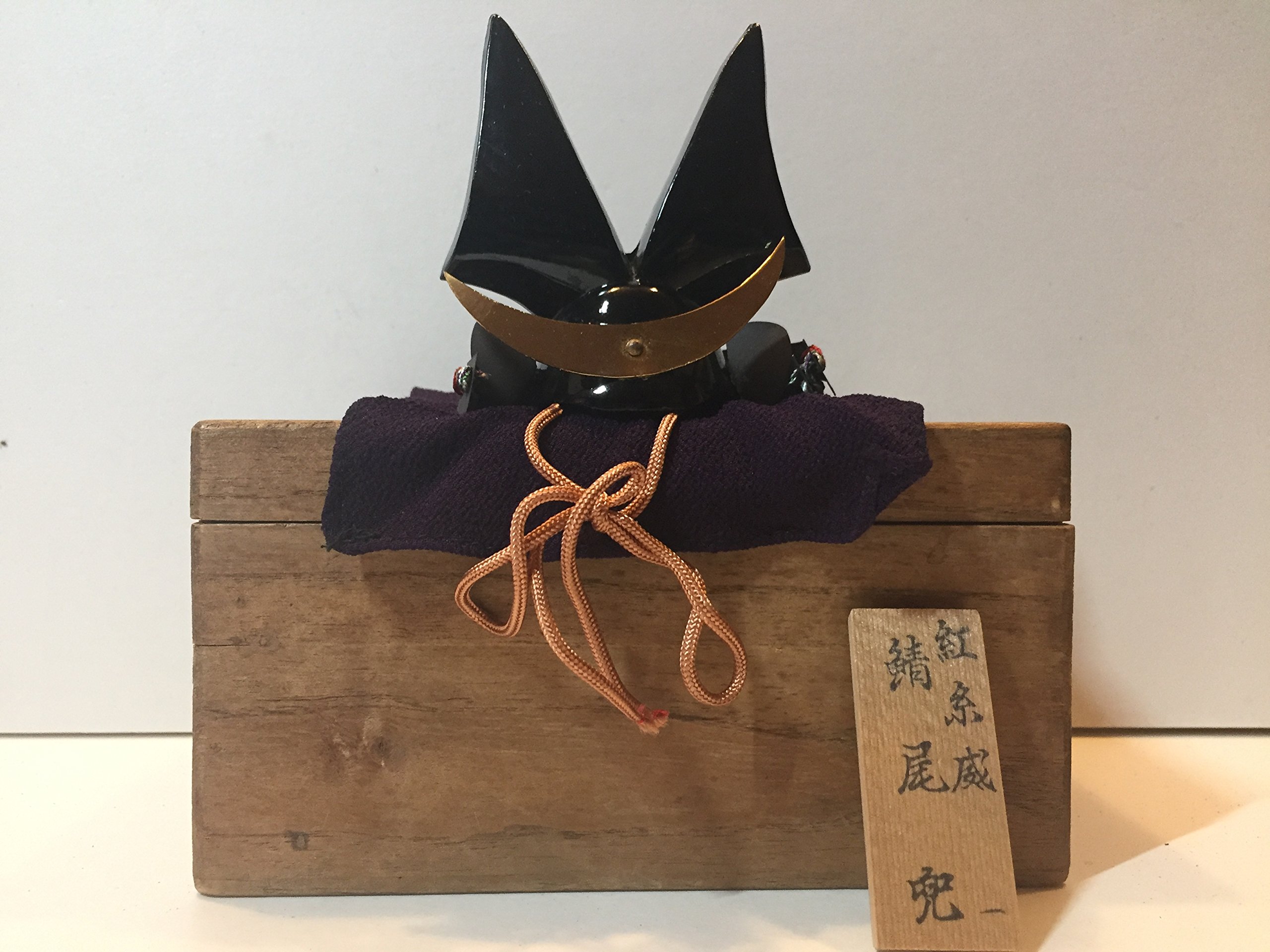 ニ武将samurai 赤備えトンボ 三日月兜 armor 五月人形 ニ武将samurai