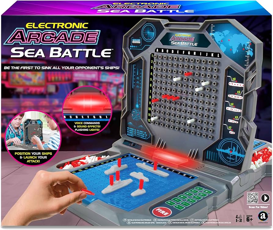 Amazon.com: Electronic Arcade Sea Battle : Toys & Games