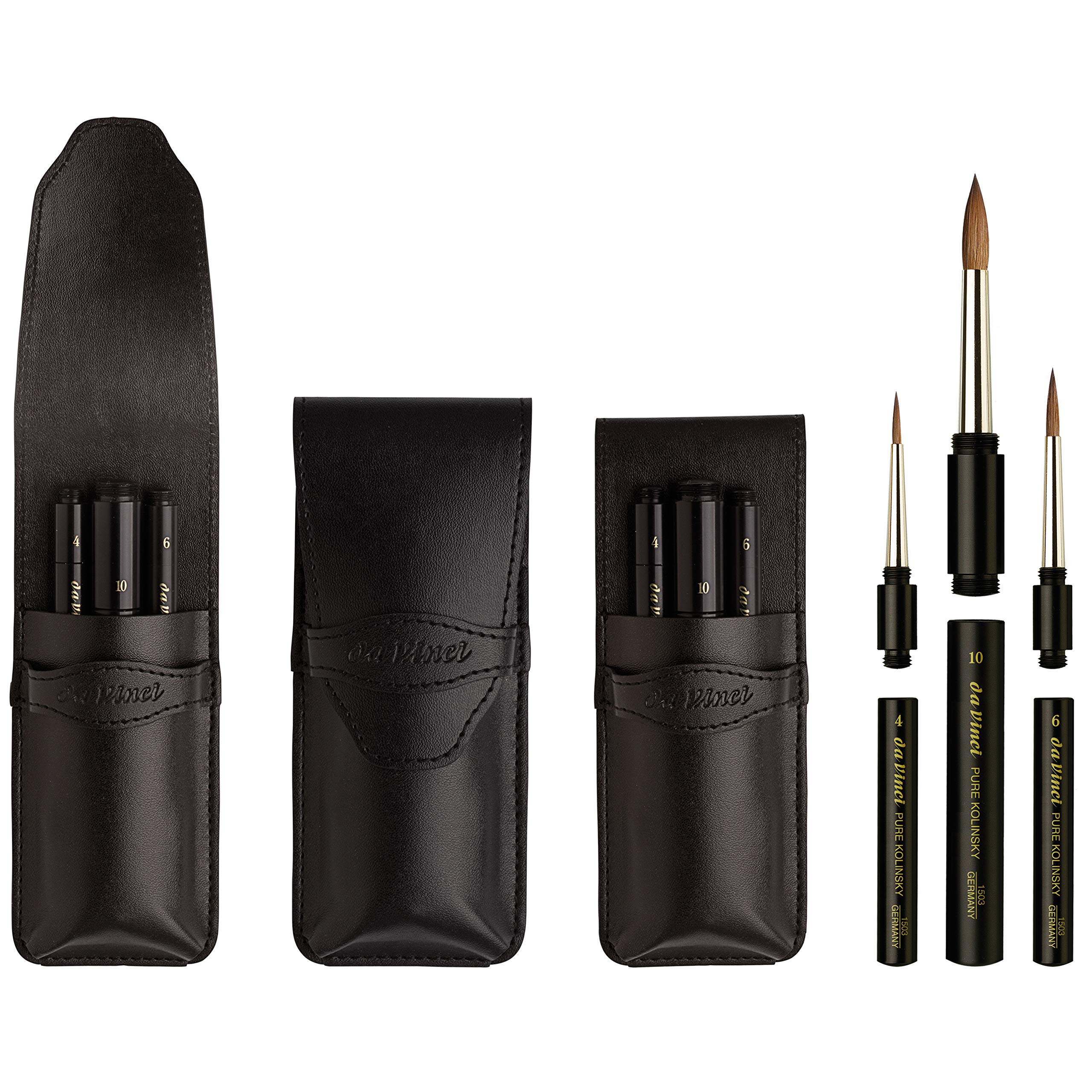 Amazon.com: da Vinci Brushes 5382-1503 Watercolor Brushes, 4/6/10