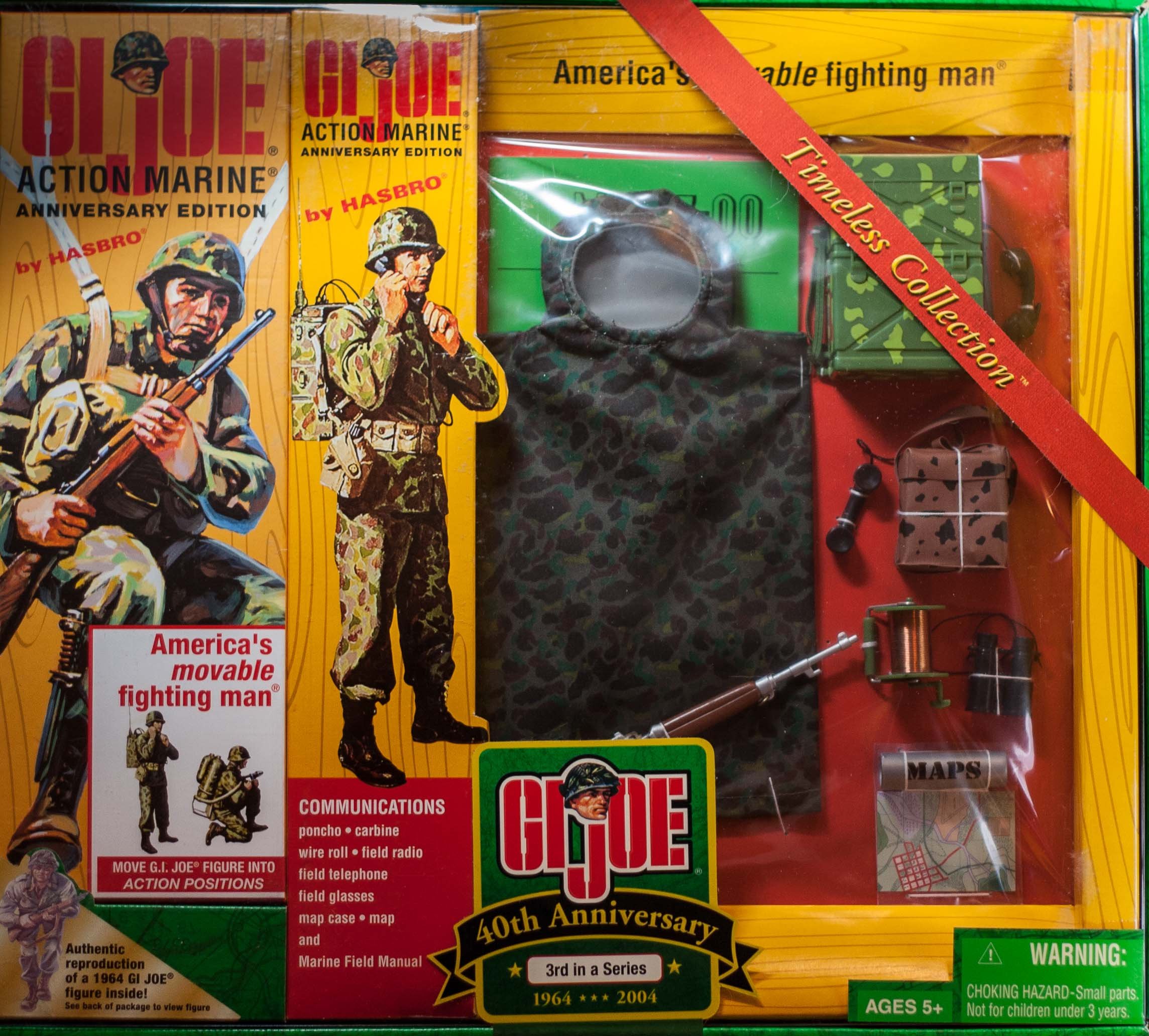 Amazon.com: GI Joe Action Marine 40th Anniversary #3 : Toys & Games