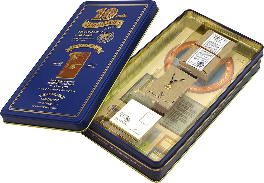 Amazon.co.jp: トラベラーズノート Traveler's notebook 10周年缶