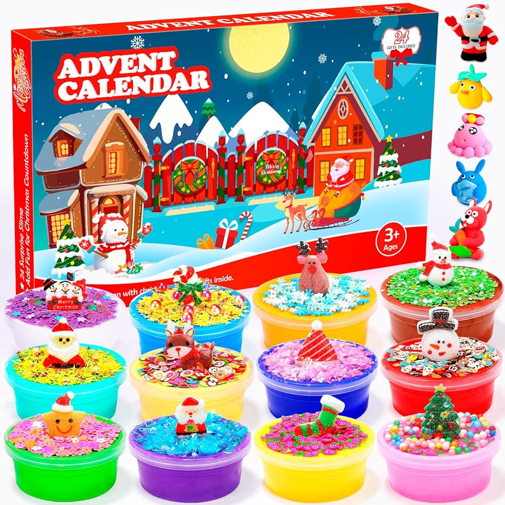 Amazon.co.jp: DIY スライム アドベントカレンダー 2022、24日