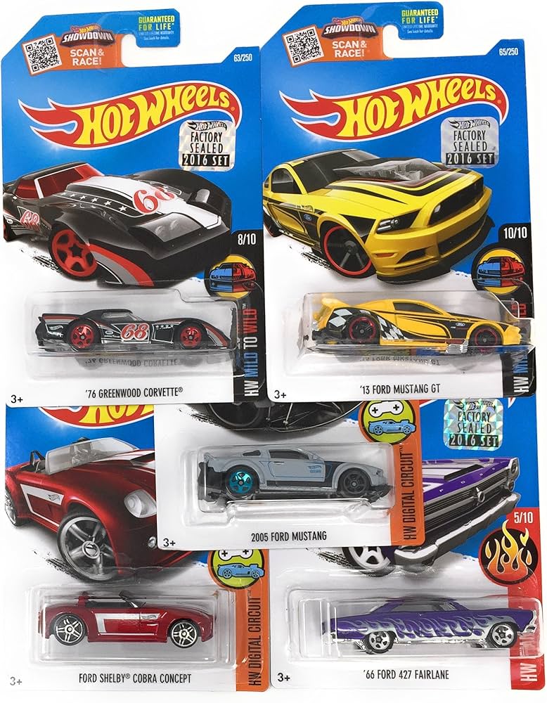Amazon.co.jp: Hot Wheels マッスルカー マッドネス 5個パック