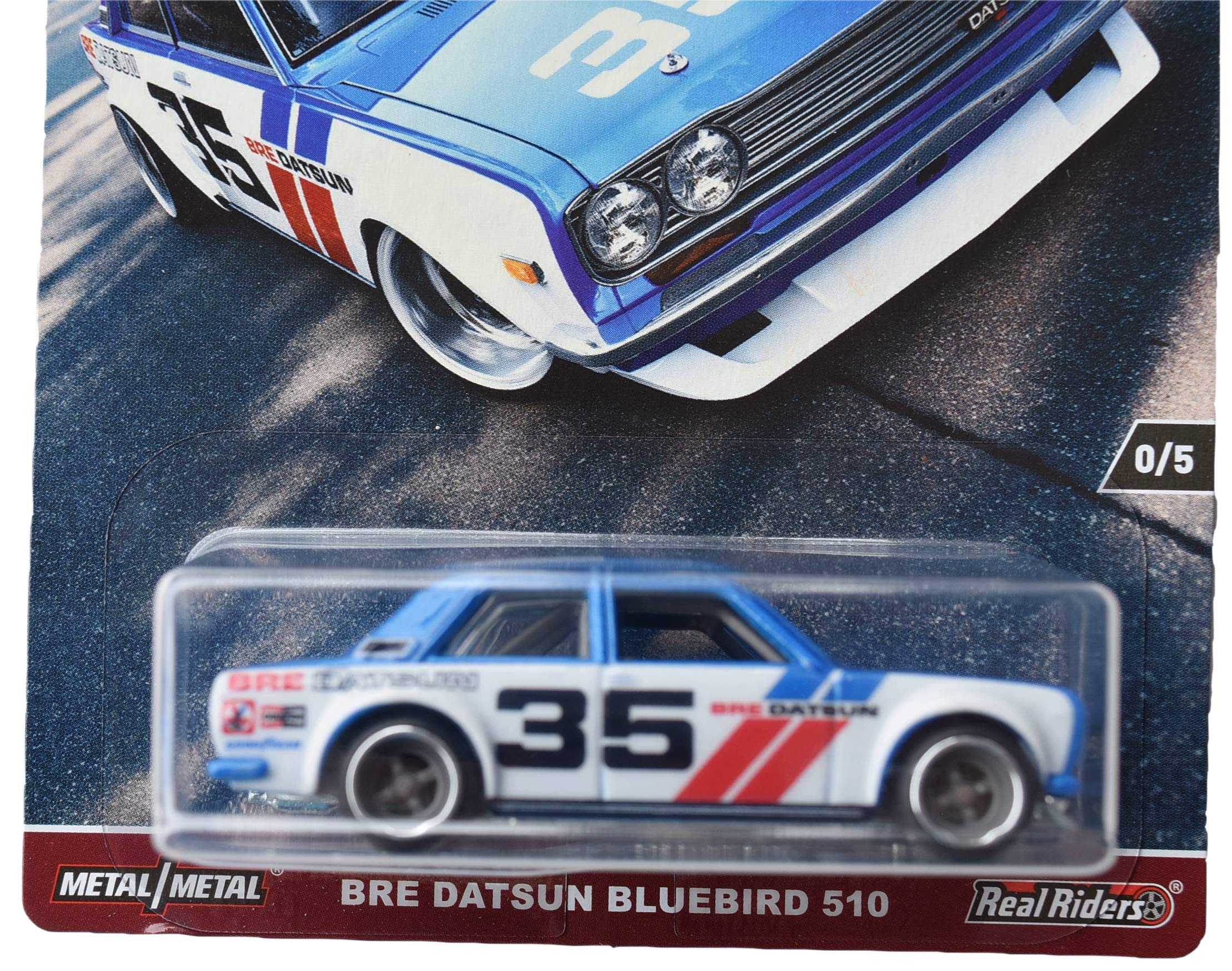 Hot Wheels Car Culture Race Day BRE Datsun Bluebird 510, Blue