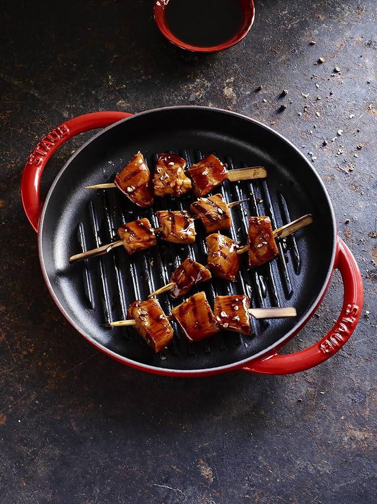 Amazon｜staub ストウブ 「 ピュアグリル ラウンド チェリー 26cm