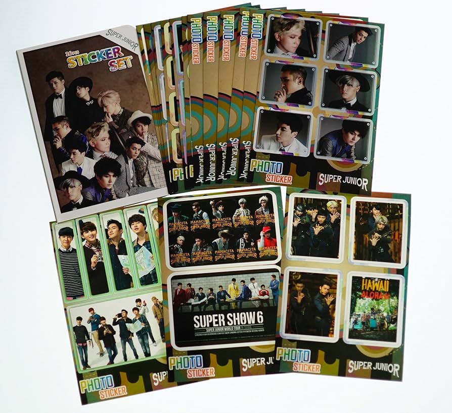 Amazon.co.jp: SUPER JUNIOR スーパージュニア 【ステッカーセット 87