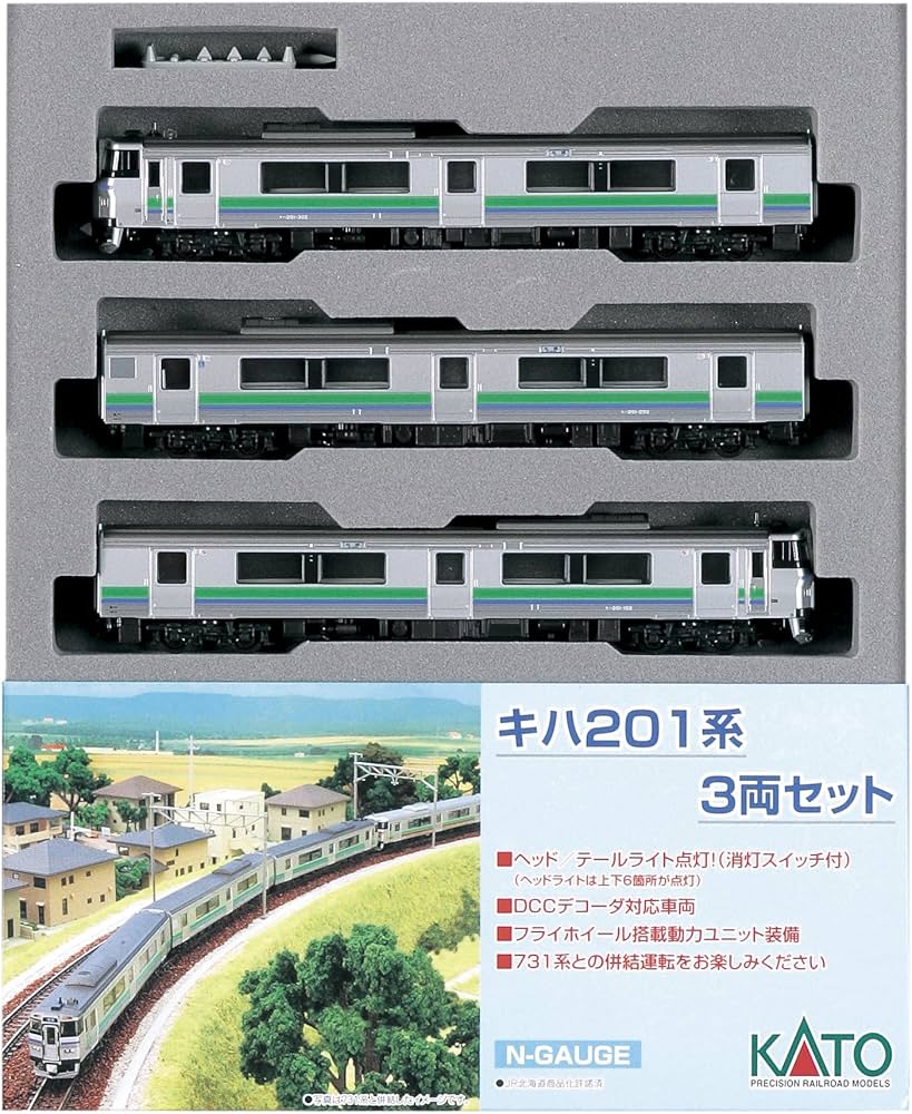 Amazon | KATO Nゲージ キハ201系 3両セット 10-499 鉄道模型