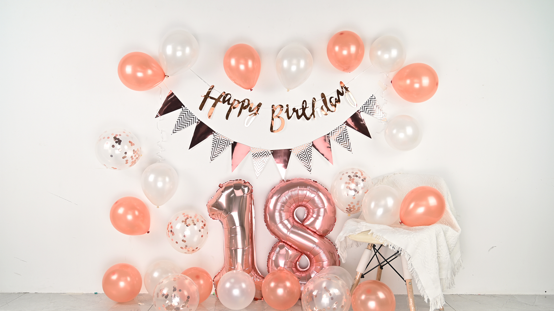 Amazon | 誕生日 バルーン 風船セット 飾り付け 21歳 happy birthday