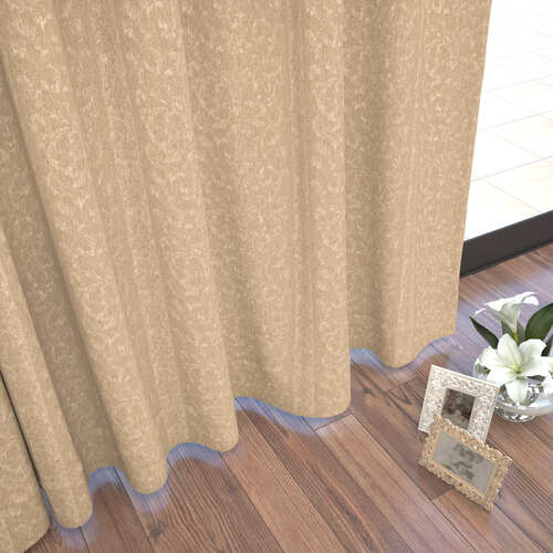 オーダー】遮光2級 ナチュラルエレガンス エンボス加工の形状記憶付