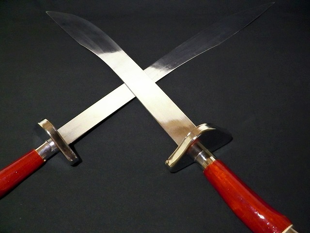 お買得！中国武術 ジュラルミン製響双刀 訳あり品 少林寺 カンフー
