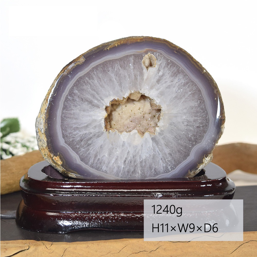 1点物 トレジャーメノウ ブラジル産 天然石 メノウ (瑪瑙) 水晶