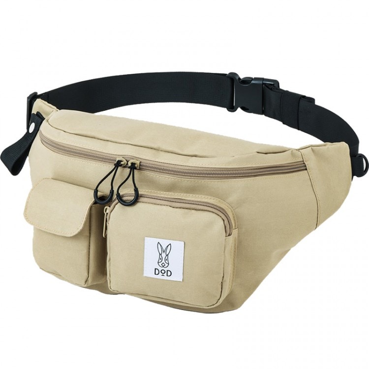 DOD 立体ポケット付き多機能ボディバッグBOOK BEIGE | 商品カテゴリ