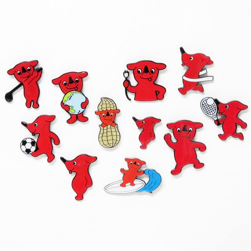 チーバくん2010千葉国体ピンバッチコンプリートバージョン 【チーバ