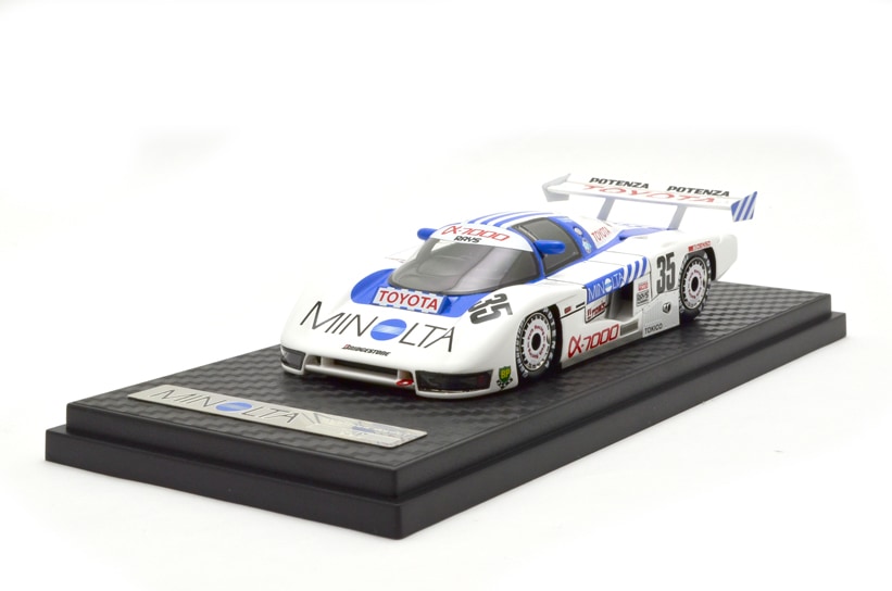 イグニッションモデル 1/43 ミノルタ トヨタ TOM'S 85C 1986 JSPC #35