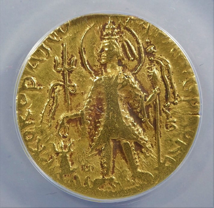 古代インド、クシャン朝カニシカ2世時代（AD226-240年）に発行された