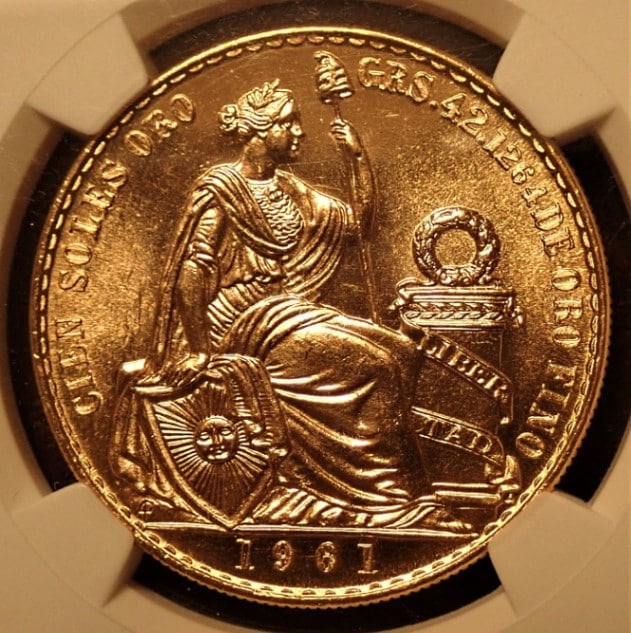 ペルー100ソル、1961年 | アンティーク・コイン | オンラインショップ