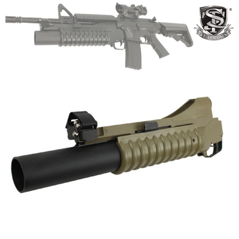 月間セール】S&T M203タイプ FRP グレネードランチャー ロング DE