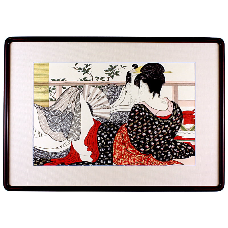 葛飾北斎 浮世絵春画「富久寿楚宇 / ふくじゅそう」※北斎あぶな絵名画