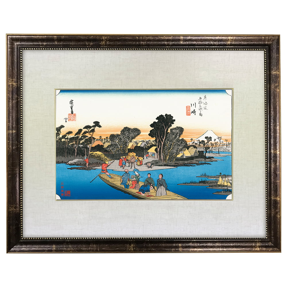 坂本龍馬 浮世絵「龍馬が見た景色 川崎」【特別額装】｜浮世絵工房