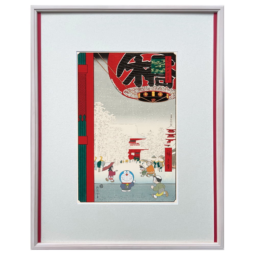 ドラえもん 浮世絵木版画「映画ドラえもん のび太の新恐竜」｜浮世絵工房