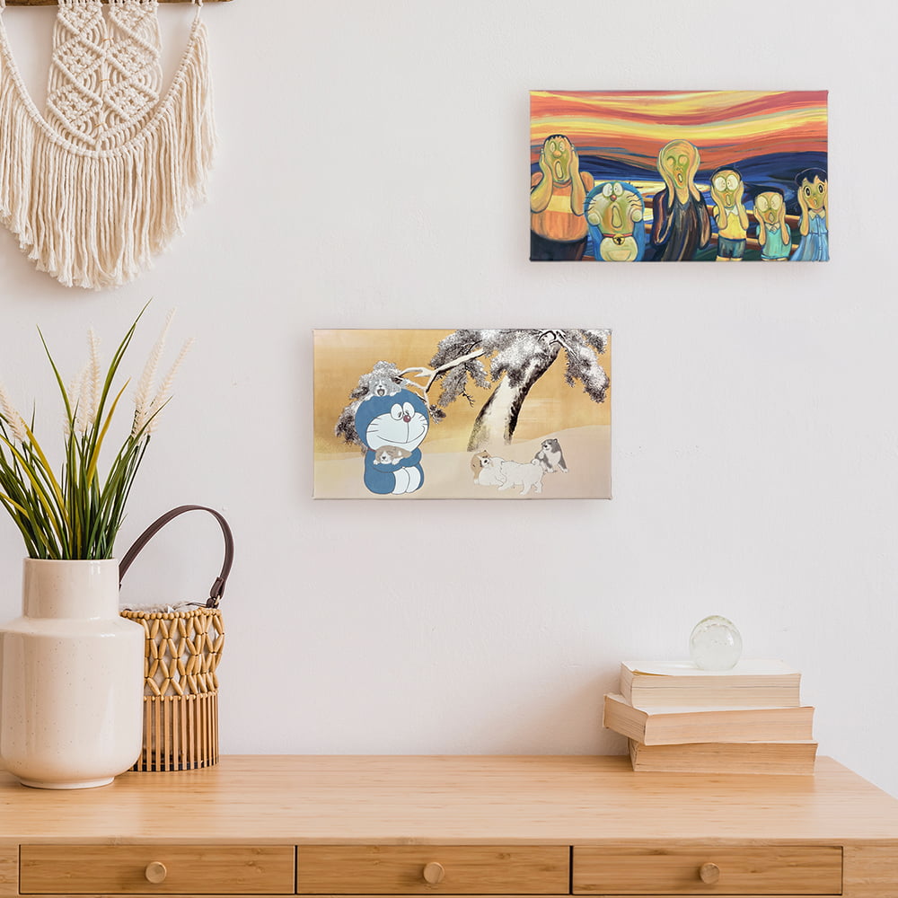 映画ドラえもん のび太の絵世界物語』名画ファブリックボード「仔犬図